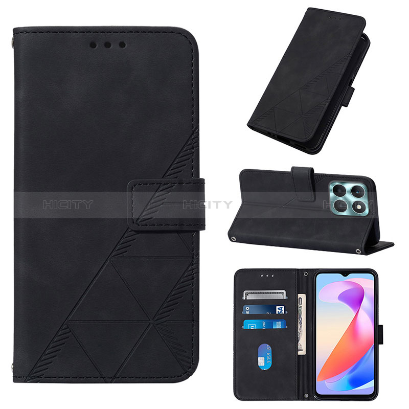 Coque Portefeuille Livre Cuir Etui Clapet YB2 pour Huawei Honor X6a Plus