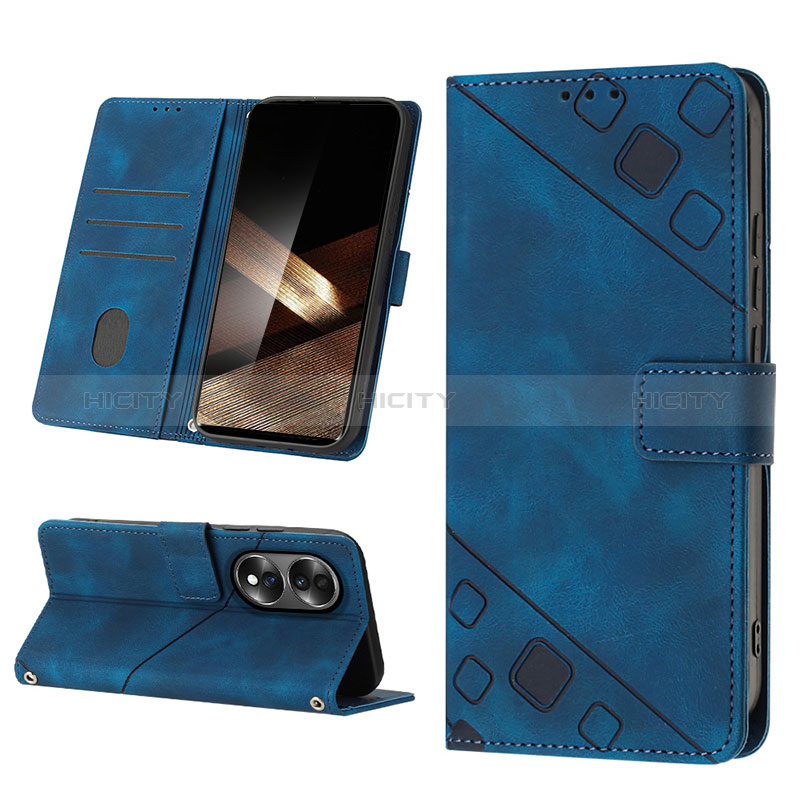 Coque Portefeuille Livre Cuir Etui Clapet YB2 pour Huawei Honor X7b Plus