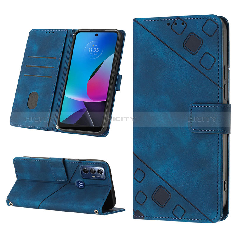 Coque Portefeuille Livre Cuir Etui Clapet YB2 pour Motorola Moto G Play (2023) Plus