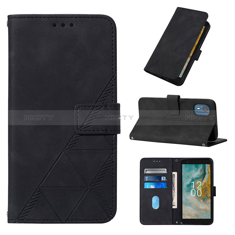 Coque Portefeuille Livre Cuir Etui Clapet YB2 pour Nokia C02 Plus