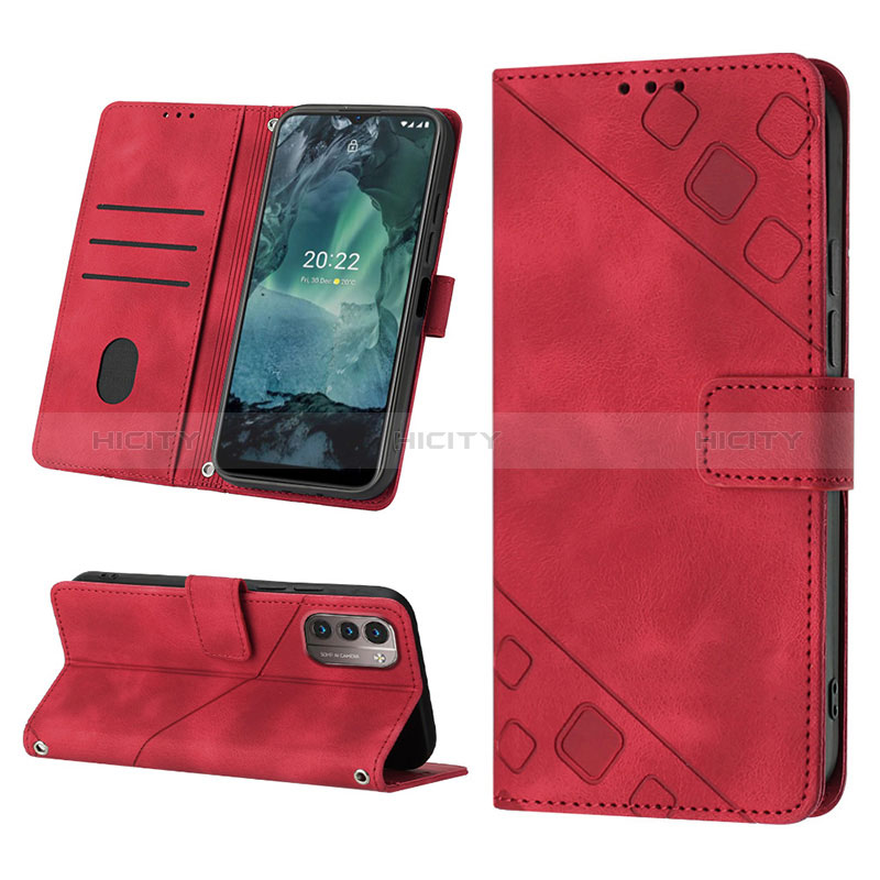 Coque Portefeuille Livre Cuir Etui Clapet YB2 pour Nokia G21 Plus