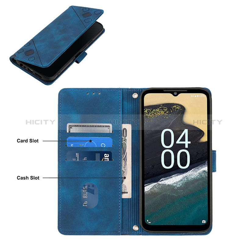 Coque Portefeuille Livre Cuir Etui Clapet YB2 pour Nokia G400 5G Plus