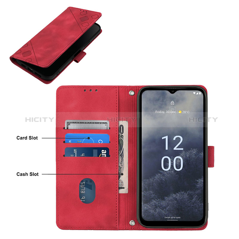 Coque Portefeuille Livre Cuir Etui Clapet YB2 pour Nokia G60 5G Plus