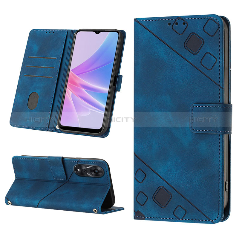 Coque Portefeuille Livre Cuir Etui Clapet YB2 pour Oppo A58 5G Plus