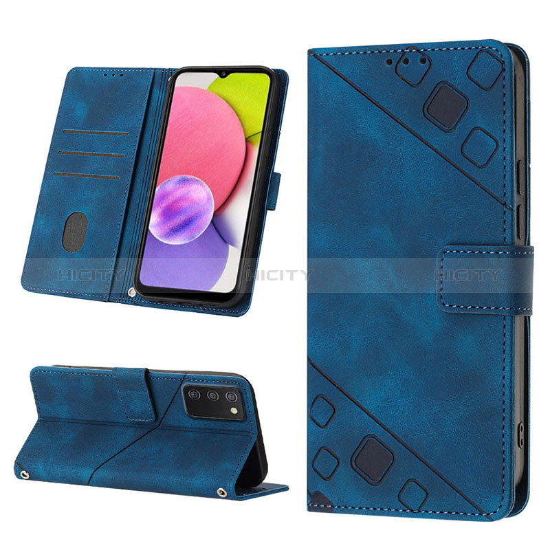 Coque Portefeuille Livre Cuir Etui Clapet YB2 pour Samsung Galaxy A03s Plus