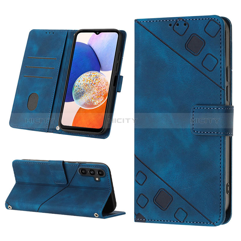 Coque Portefeuille Livre Cuir Etui Clapet YB2 pour Samsung Galaxy A14 4G Plus