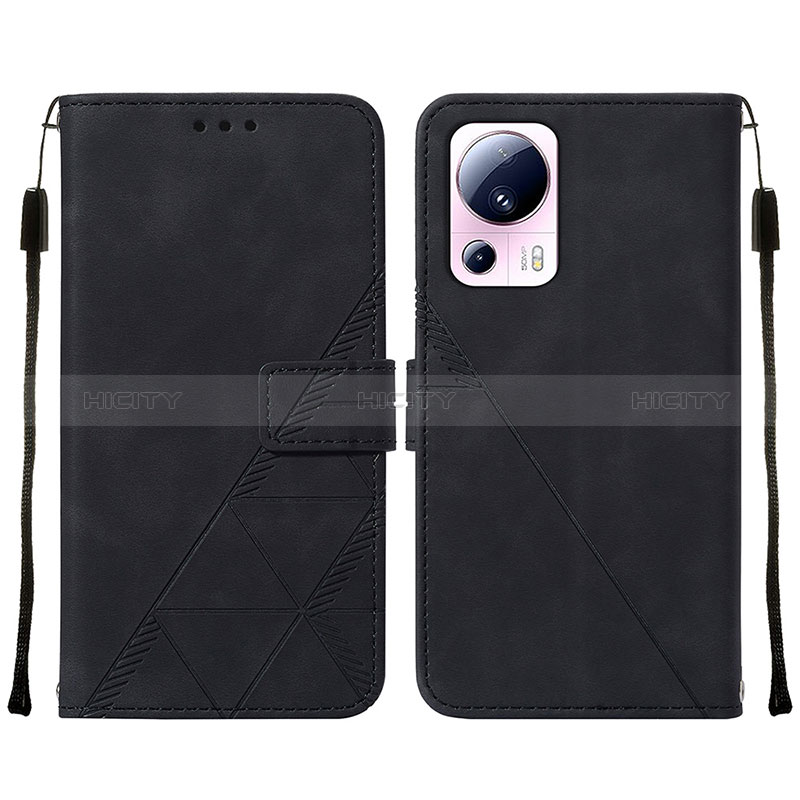 Coque Portefeuille Livre Cuir Etui Clapet YB2 pour Xiaomi Civi 2 5G Noir Plus