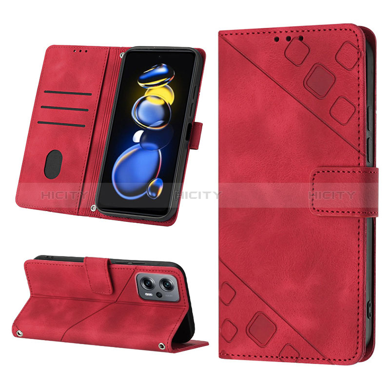 Coque Portefeuille Livre Cuir Etui Clapet YB2 pour Xiaomi Redmi K50i 5G Plus