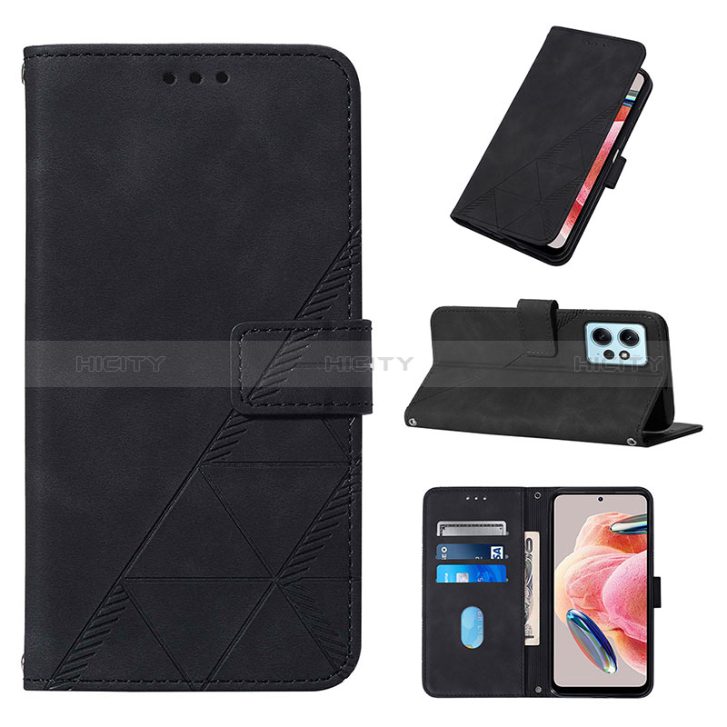 Coque Portefeuille Livre Cuir Etui Clapet YB2 pour Xiaomi Redmi Note 12 4G Plus