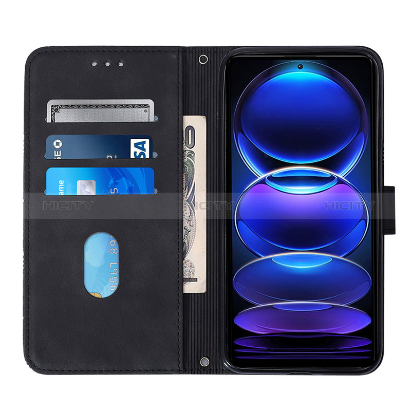 Coque Portefeuille Livre Cuir Etui Clapet YB2 pour Xiaomi Redmi Note 12 Pro+ Plus 5G Plus