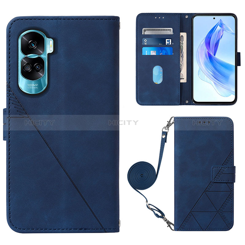 Coque Portefeuille Livre Cuir Etui Clapet YB3 pour Huawei Honor 90 Lite 5G Plus