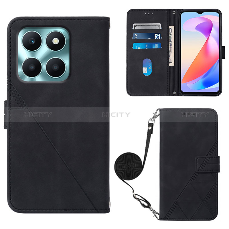 Coque Portefeuille Livre Cuir Etui Clapet YB3 pour Huawei Honor X6a Plus