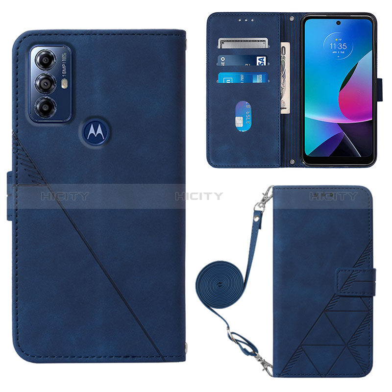 Coque Portefeuille Livre Cuir Etui Clapet YB3 pour Motorola Moto G Play (2023) Plus