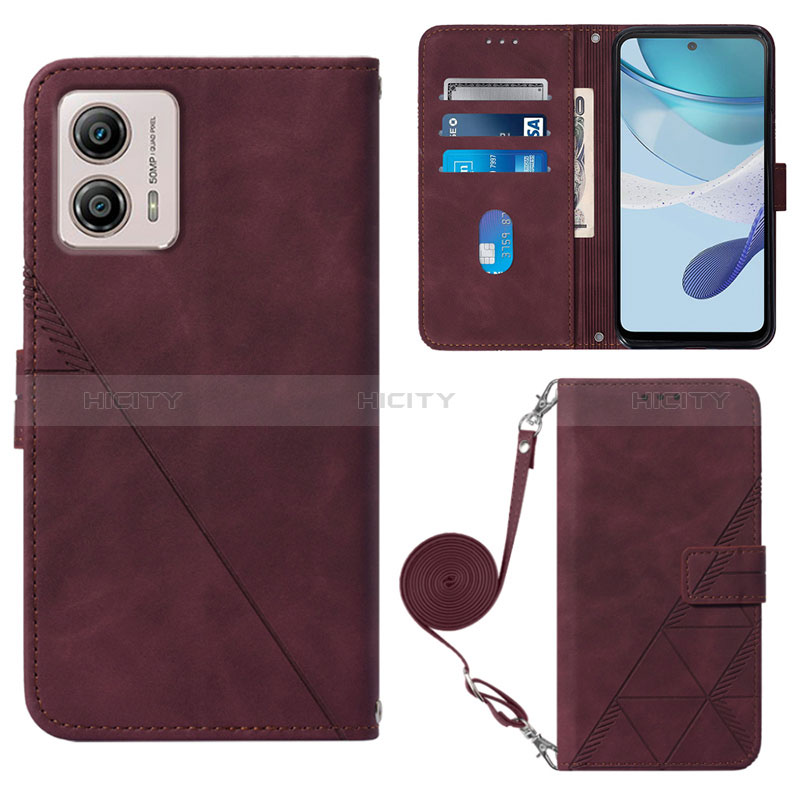 Coque Portefeuille Livre Cuir Etui Clapet YB3 pour Motorola Moto G53 5G Plus