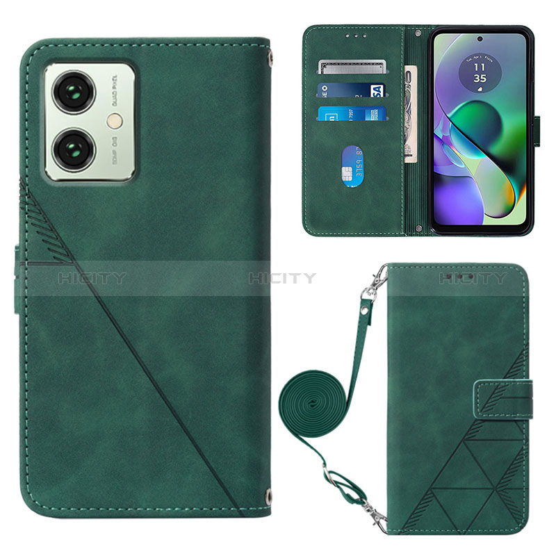 Coque Portefeuille Livre Cuir Etui Clapet YB3 pour Motorola Moto G54 5G Plus