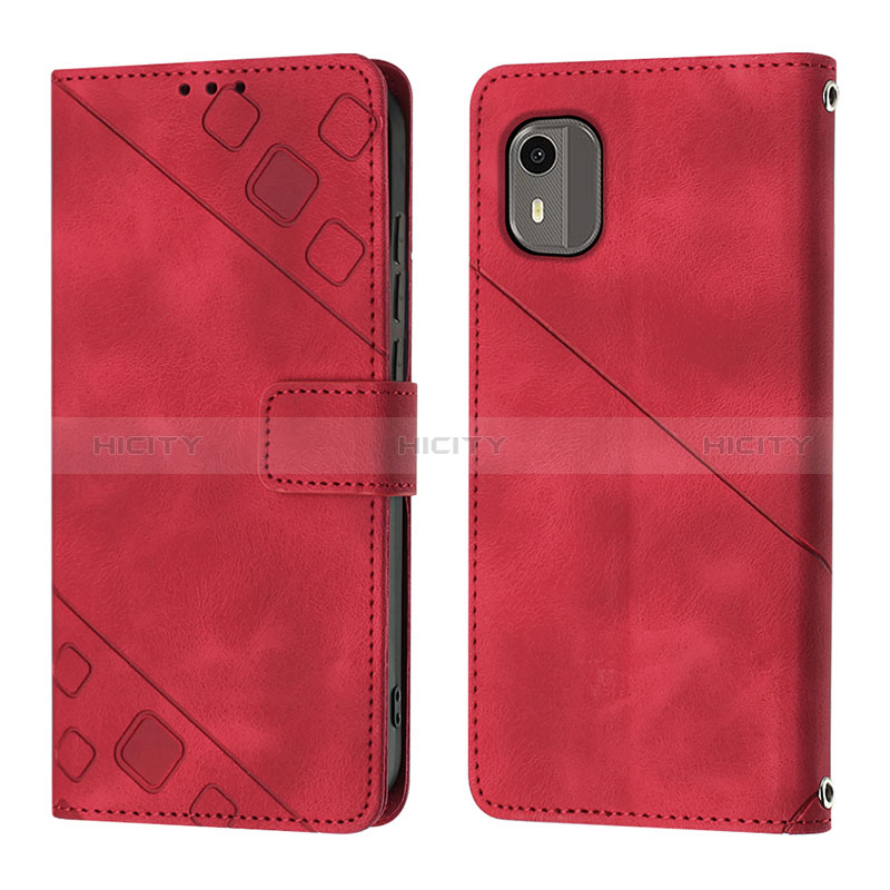 Coque Portefeuille Livre Cuir Etui Clapet YB3 pour Nokia C12 Plus