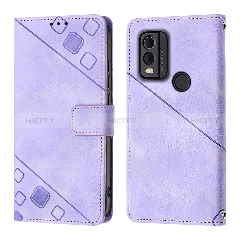 Coque Portefeuille Livre Cuir Etui Clapet YB3 pour Nokia C22 Plus