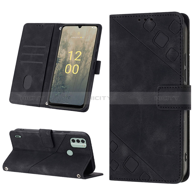 Coque Portefeuille Livre Cuir Etui Clapet YB3 pour Nokia C31 Plus