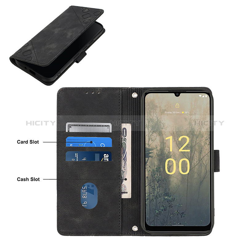 Coque Portefeuille Livre Cuir Etui Clapet YB3 pour Nokia C31 Plus