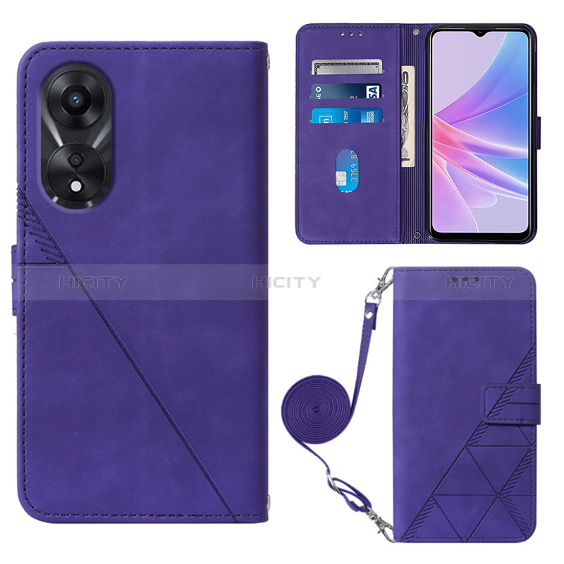 Coque Portefeuille Livre Cuir Etui Clapet YB3 pour Oppo A58 5G Plus