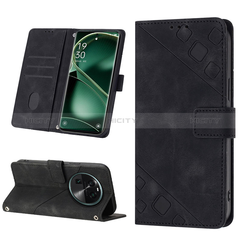 Coque Portefeuille Livre Cuir Etui Clapet YB3 pour Oppo Find X6 5G Plus