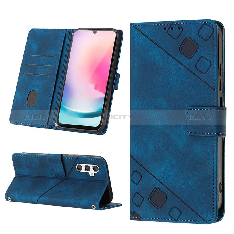 Coque Portefeuille Livre Cuir Etui Clapet YB3 pour Samsung Galaxy A25 5G Plus