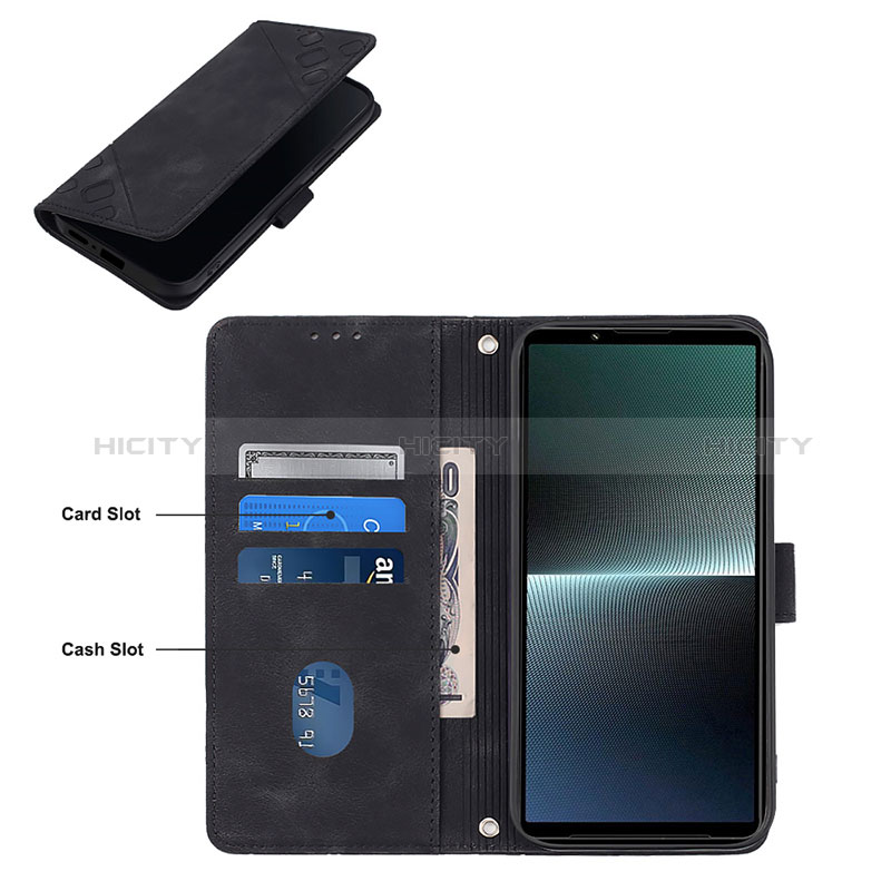 Coque Portefeuille Livre Cuir Etui Clapet YB3 pour Sony Xperia 1 V Plus