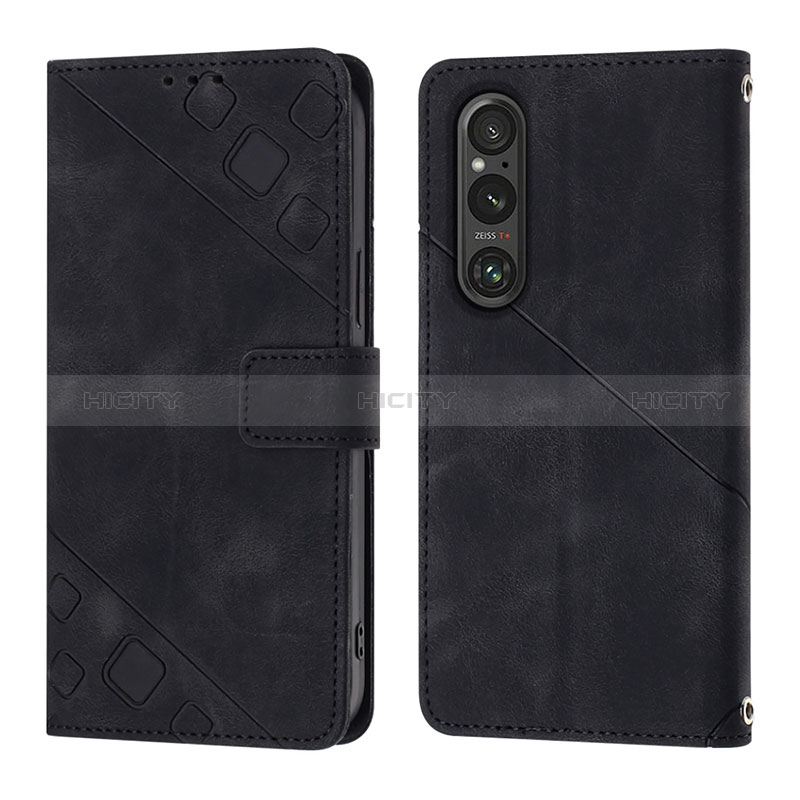 Coque Portefeuille Livre Cuir Etui Clapet YB3 pour Sony Xperia 1 V Plus