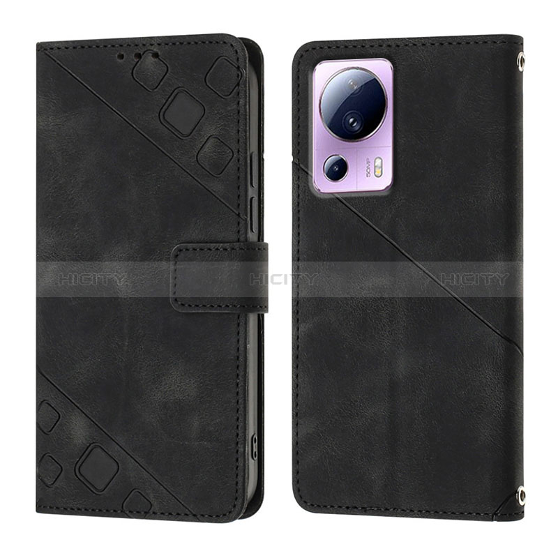 Coque Portefeuille Livre Cuir Etui Clapet YB3 pour Xiaomi Civi 2 5G Noir Plus