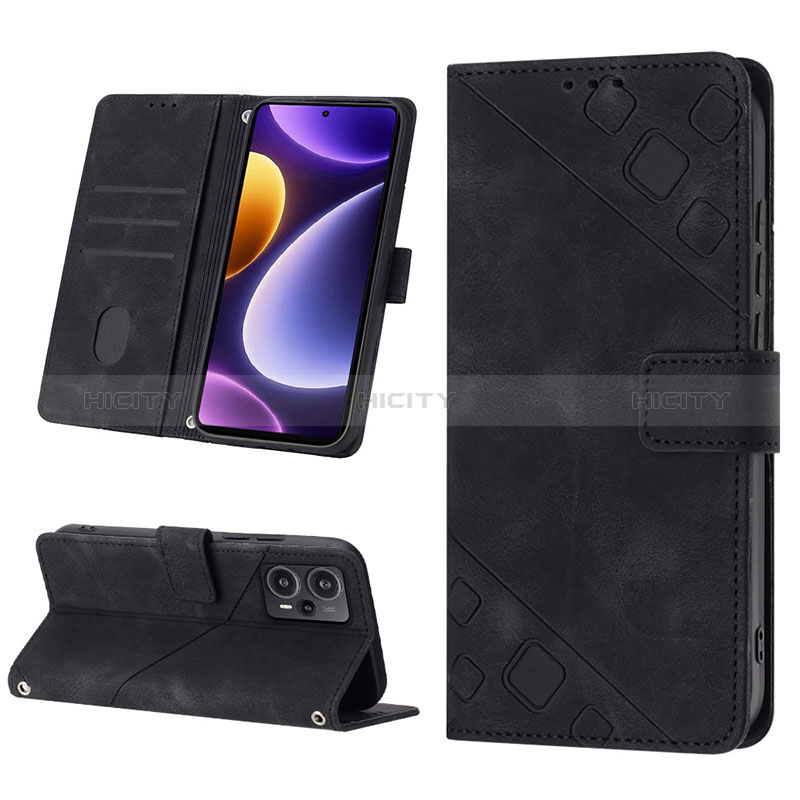 Coque Portefeuille Livre Cuir Etui Clapet YB3 pour Xiaomi Poco F5 5G Plus