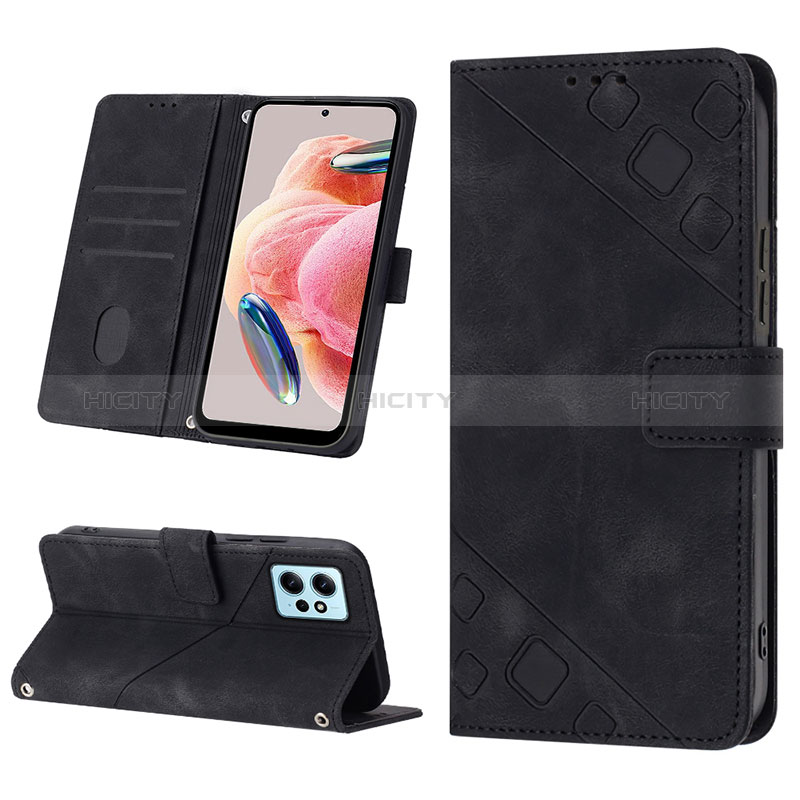 Coque Portefeuille Livre Cuir Etui Clapet YB3 pour Xiaomi Redmi Note 12 4G Plus