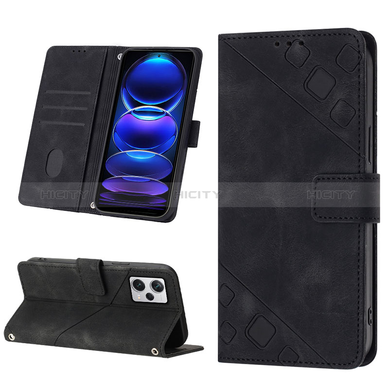 Coque Portefeuille Livre Cuir Etui Clapet YB3 pour Xiaomi Redmi Note 12 Explorer Plus