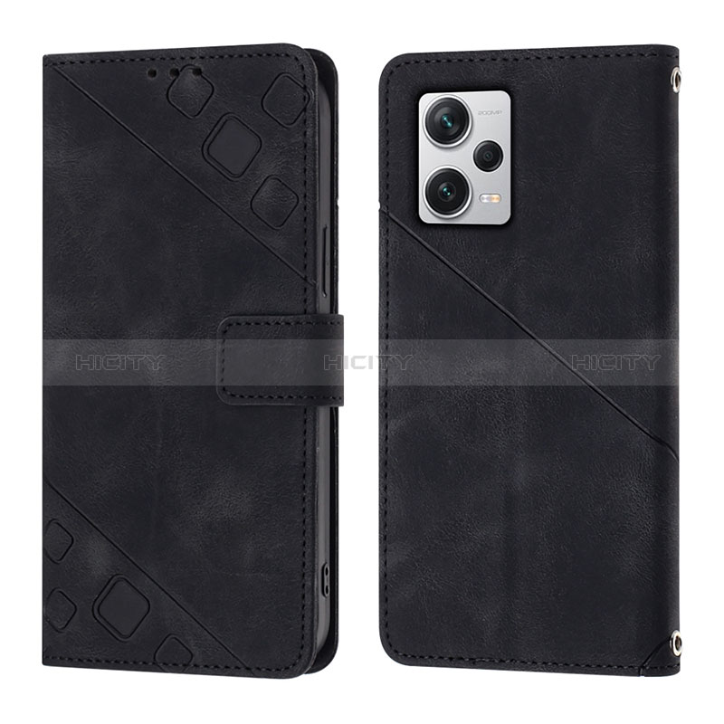 Coque Portefeuille Livre Cuir Etui Clapet YB3 pour Xiaomi Redmi Note 12 Pro+ Plus 5G Plus