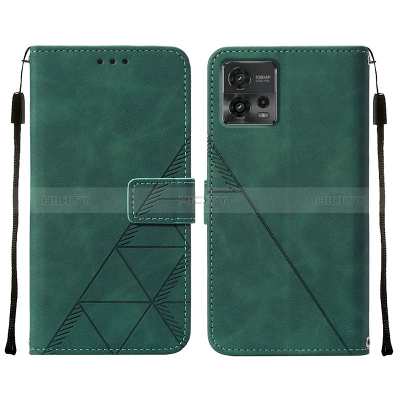 Coque Portefeuille Livre Cuir Etui Clapet YB4 pour Motorola Moto G72 Plus