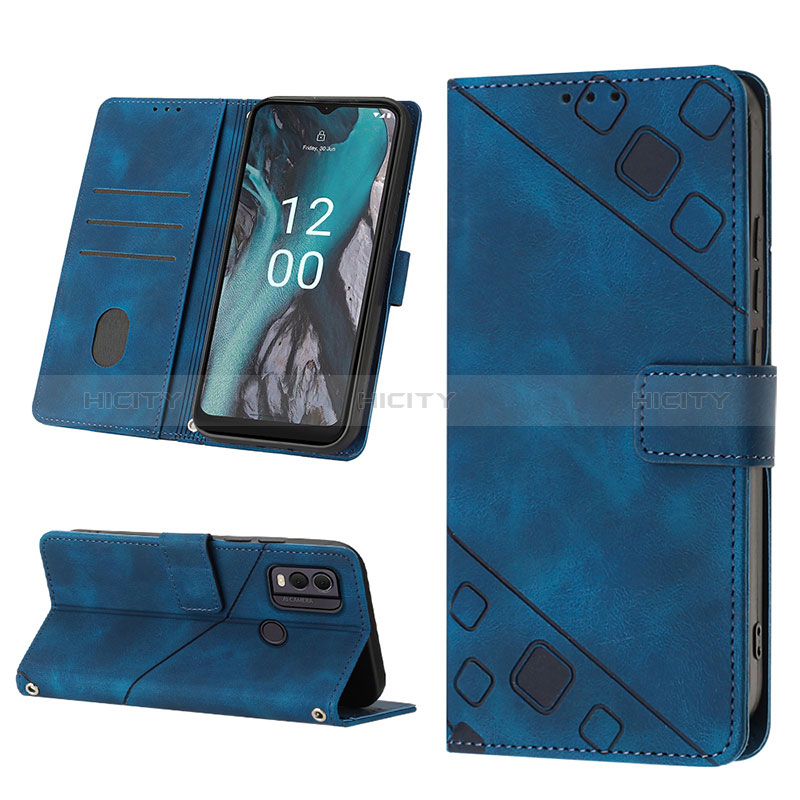 Coque Portefeuille Livre Cuir Etui Clapet YB4 pour Nokia C22 Plus