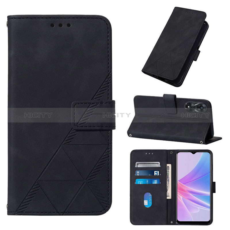 Coque Portefeuille Livre Cuir Etui Clapet YB4 pour Oppo A78 5G Plus