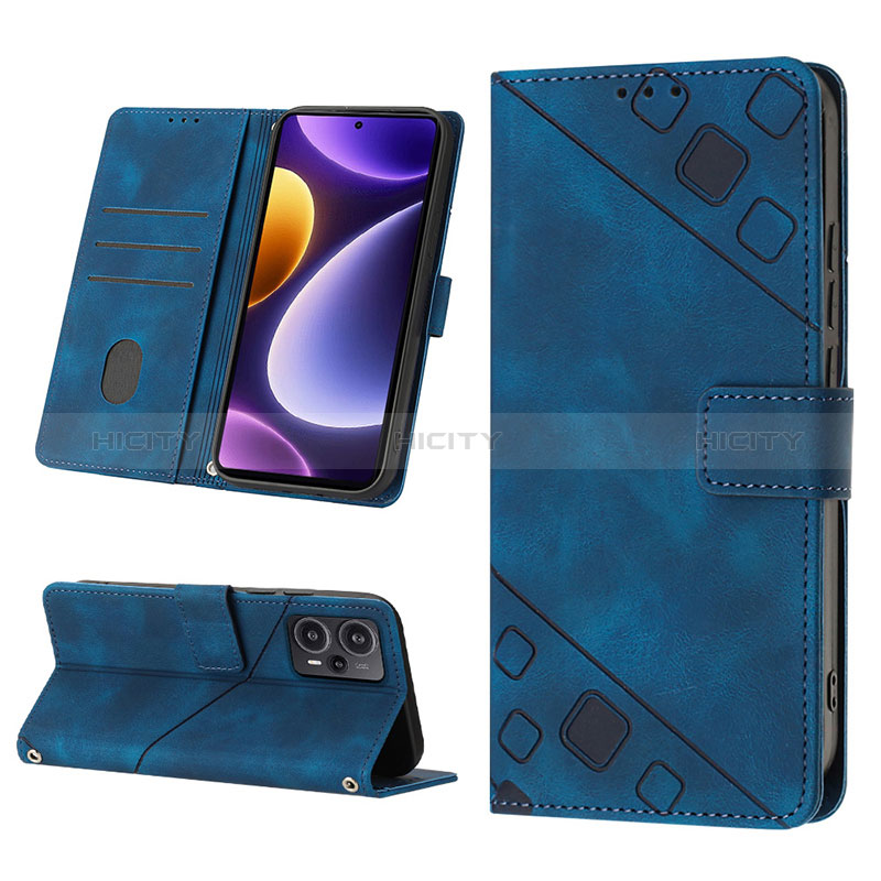 Coque Portefeuille Livre Cuir Etui Clapet YB4 pour Xiaomi Redmi Note 12 Turbo 5G Plus