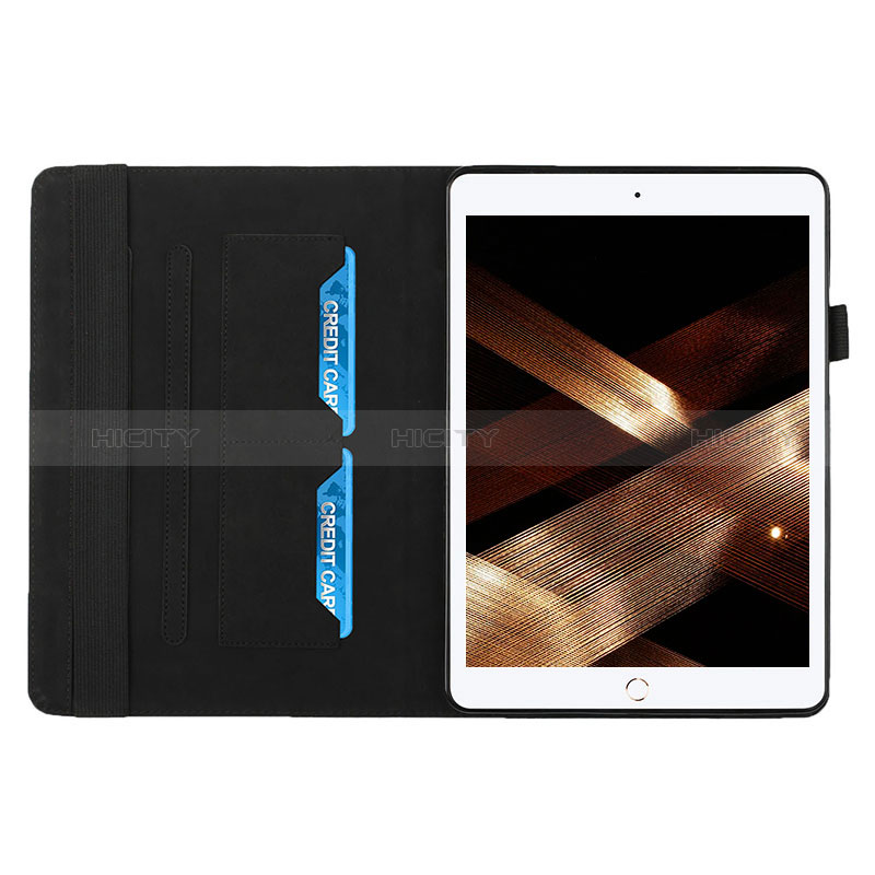 Coque Portefeuille Livre Cuir Etui Clapet YX2 pour Apple iPad 10.2 (2019) Plus