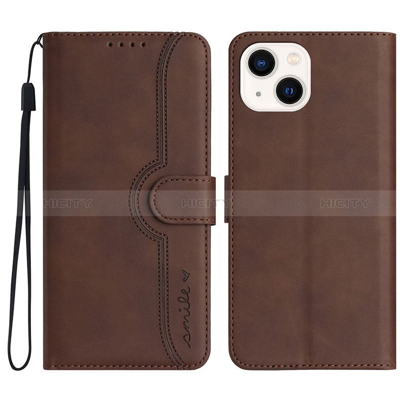 Coque Portefeuille Livre Cuir Etui Clapet YX2 pour Apple iPhone 13 Plus