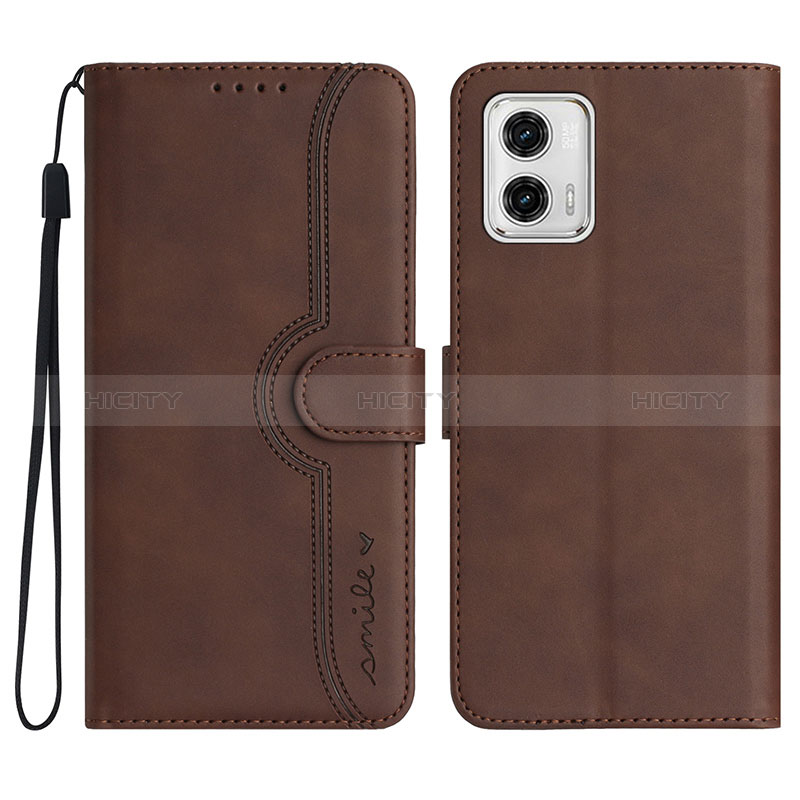 Coque Portefeuille Livre Cuir Etui Clapet YX2 pour Motorola Moto G73 5G Plus