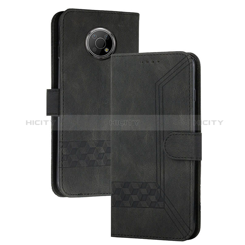 Coque Portefeuille Livre Cuir Etui Clapet YX2 pour Nokia G10 Noir Plus