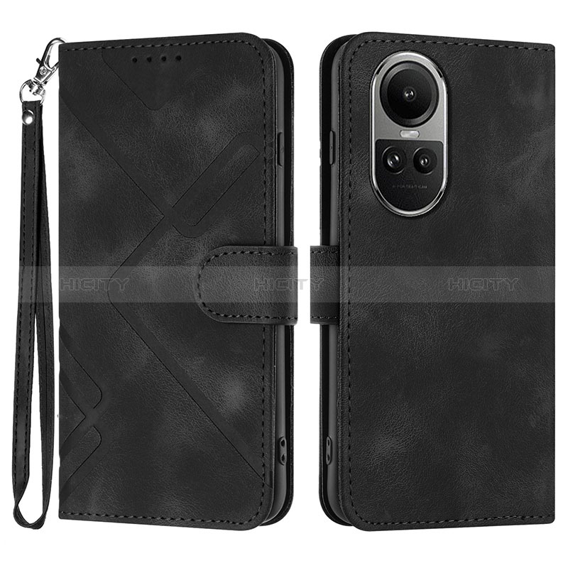 Coque Portefeuille Livre Cuir Etui Clapet YX2 pour Oppo Reno10 5G Plus