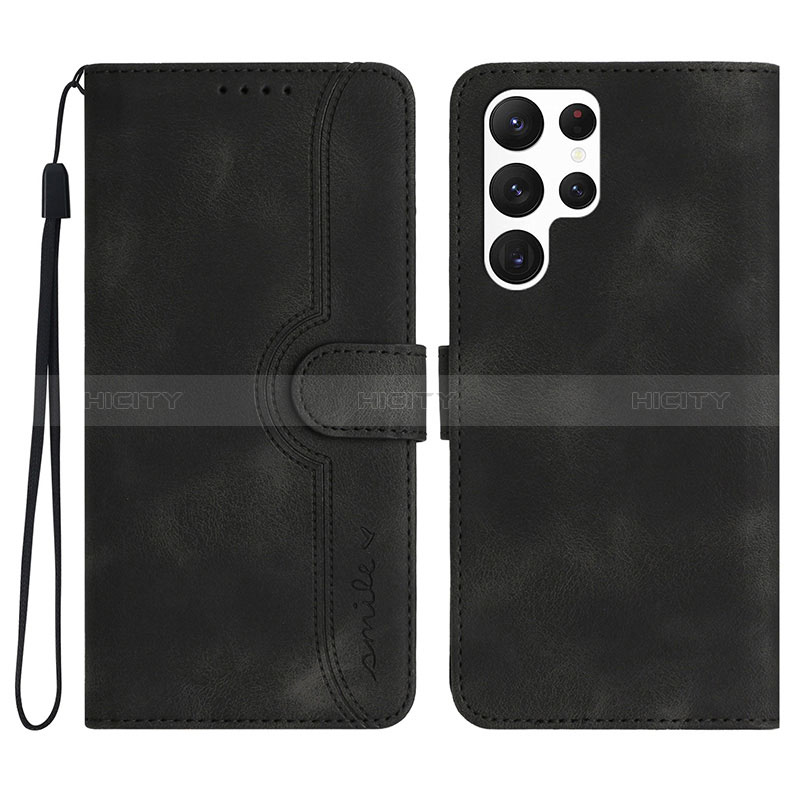 Coque Portefeuille Livre Cuir Etui Clapet YX2 pour Samsung Galaxy S22 Ultra 5G Plus