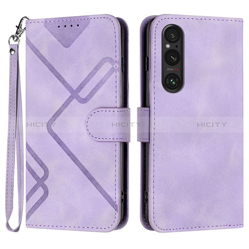 Coque Portefeuille Livre Cuir Etui Clapet YX2 pour Sony Xperia 1 V Plus