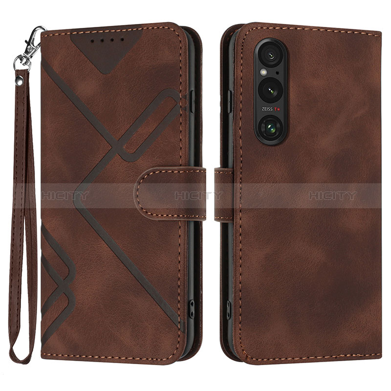 Coque Portefeuille Livre Cuir Etui Clapet YX2 pour Sony Xperia 1 V Plus