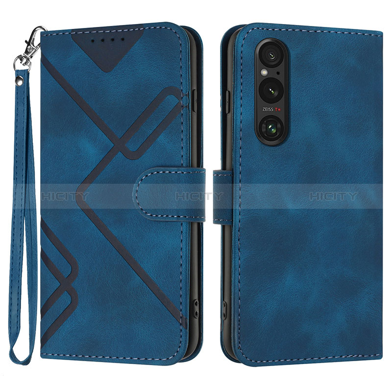 Coque Portefeuille Livre Cuir Etui Clapet YX2 pour Sony Xperia 1 V Plus