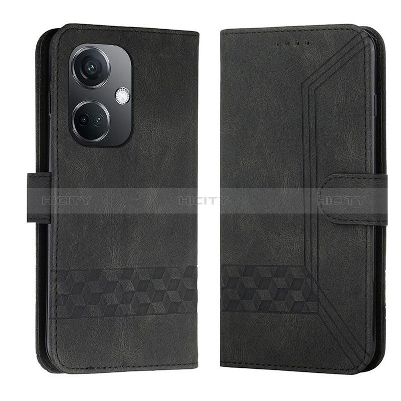 Coque Portefeuille Livre Cuir Etui Clapet YX5 pour Oppo K11 5G Noir Plus