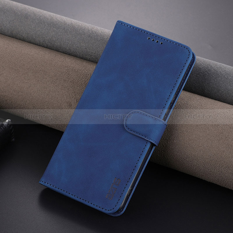 Coque Portefeuille Livre Cuir Etui Clapet YZ1 pour Huawei Honor 80 5G Bleu Plus