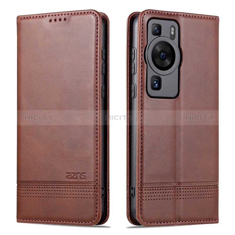 Coque Portefeuille Livre Cuir Etui Clapet YZ1 pour Huawei P60 Pro Plus