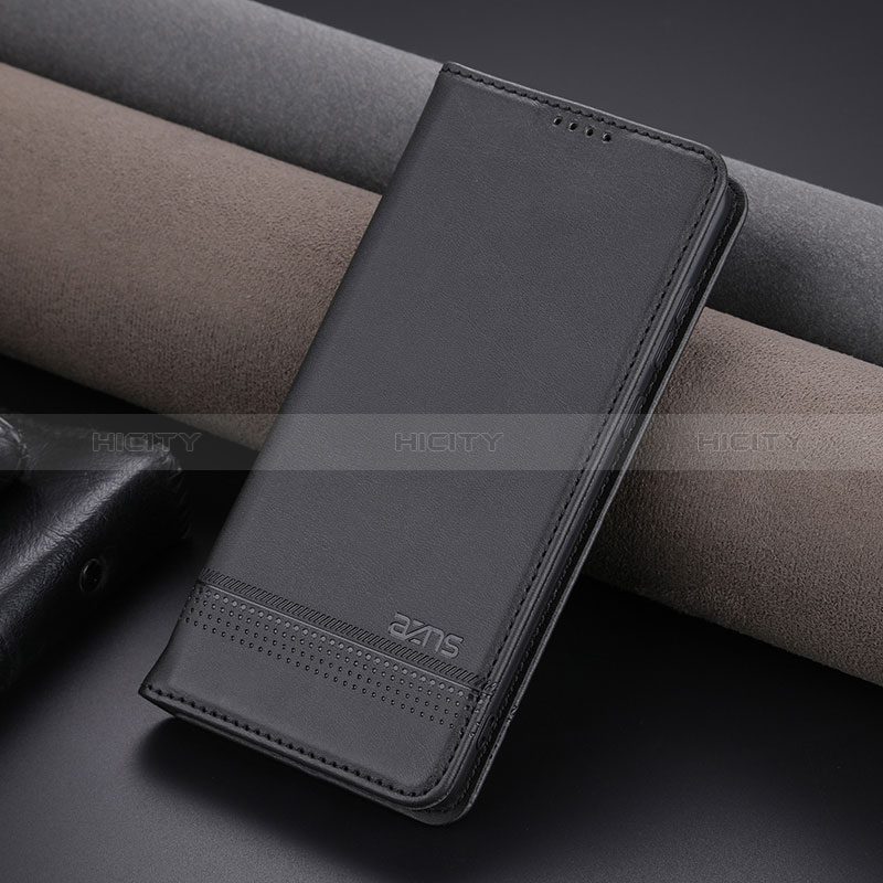 Coque Portefeuille Livre Cuir Etui Clapet YZ2 pour Oppo A78 4G Noir Plus